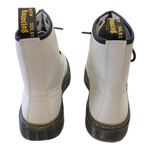 New Dr. Martens Zavala Combat Boots in White Size 9 - Picture 4 of 9